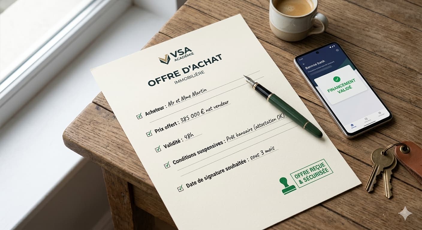 l'offre d'achat immobilier